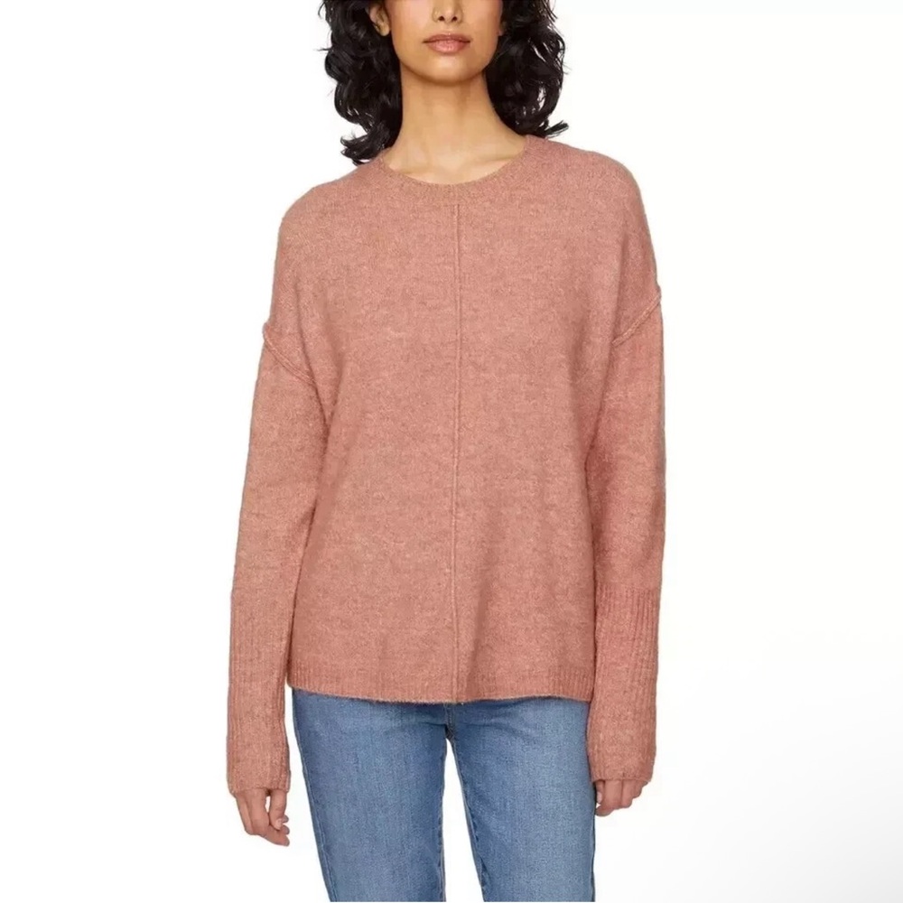 Legendary Outfitters Soft and Cozy Crewneck Sweater, Heather Rose, Small